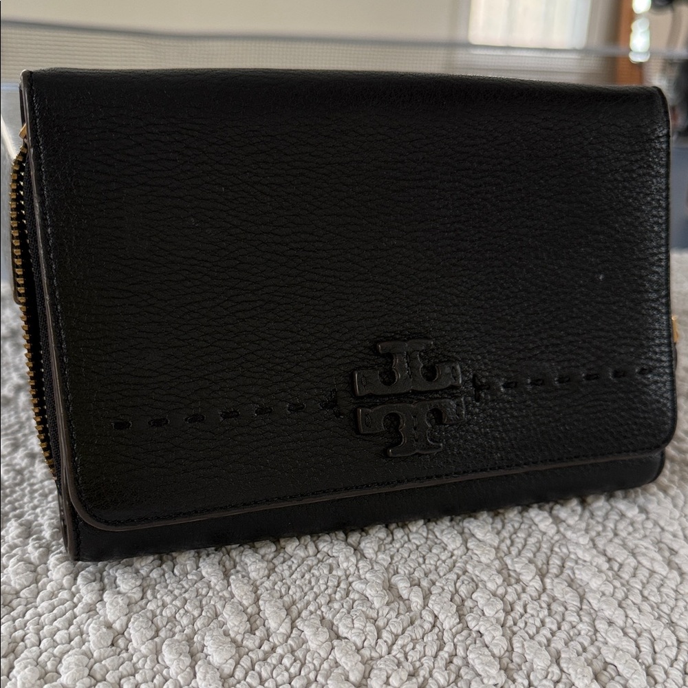 Tory Burch McGraw Flat Wallet Cross-Body
